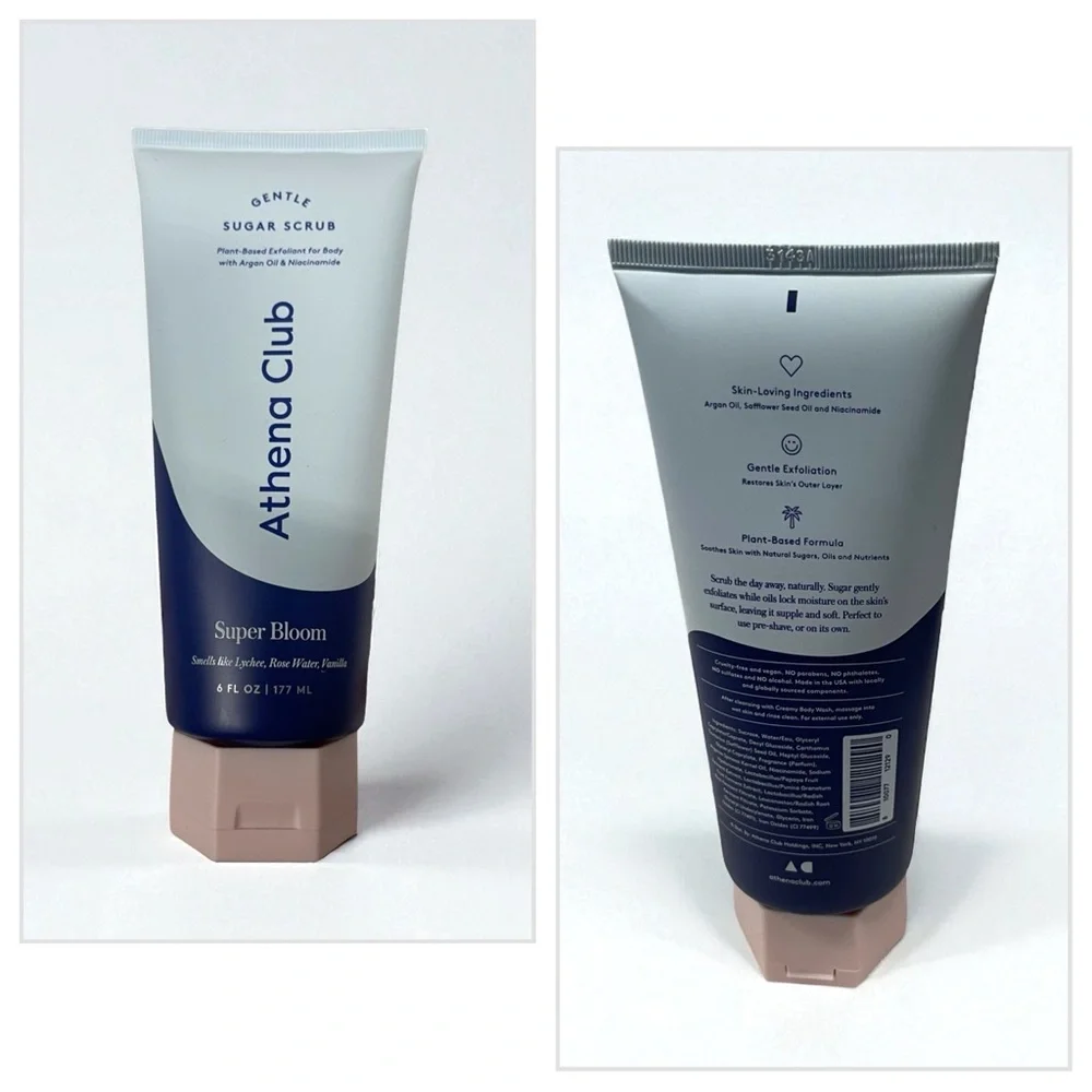 🆕 Athena Club 2-Piece Set - Super Bloom Sugar Scrub & Cloud Shave Foam